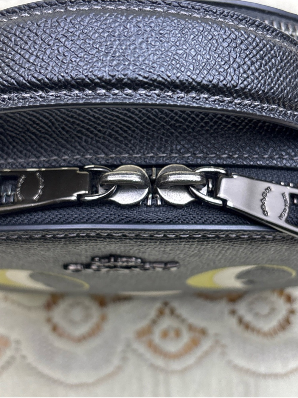 Coach Halloween Black Cat Canteen Crossbody Satchel - Picture 14 of 16
